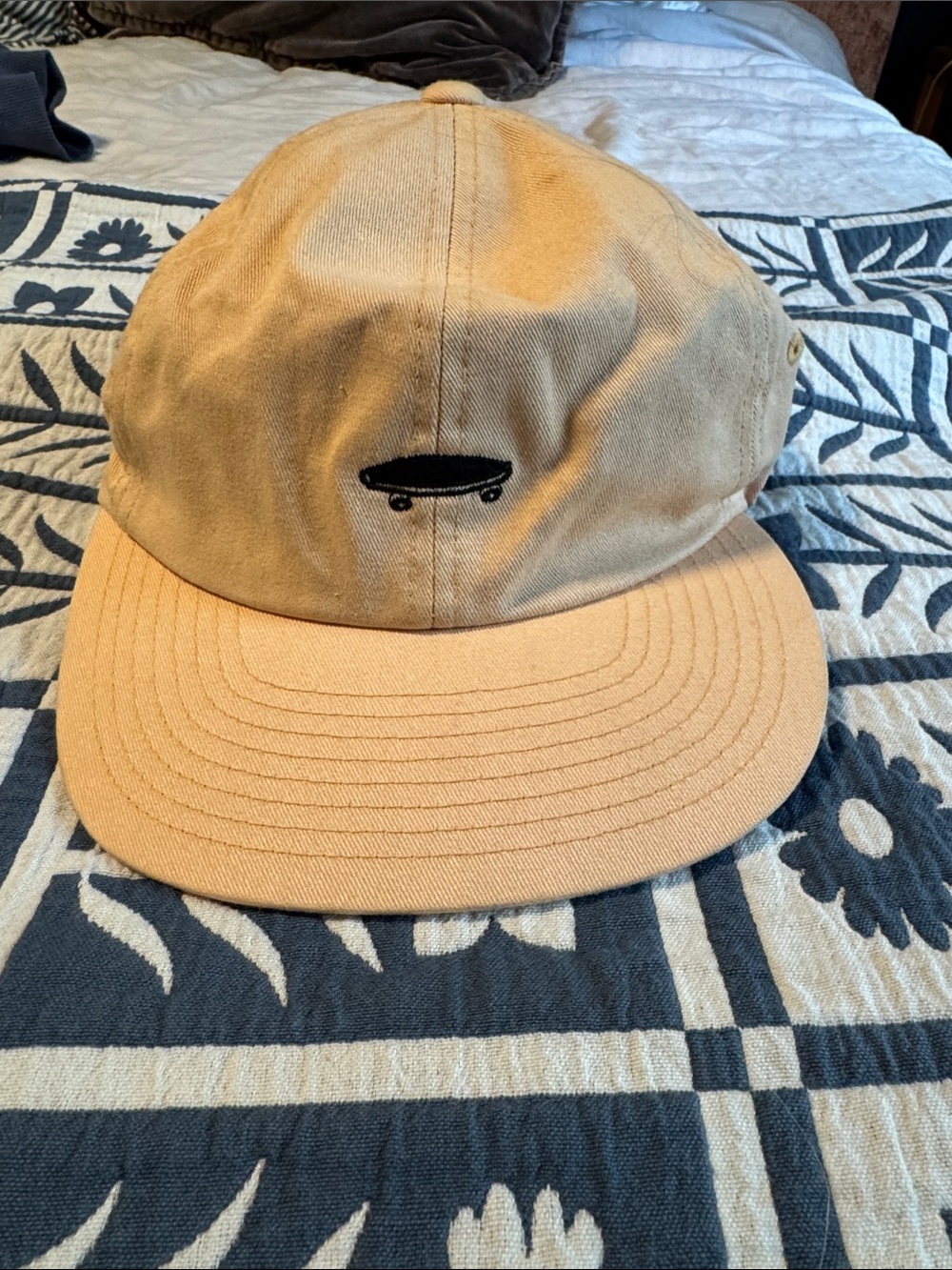 Vans Tan Embroidered Skateboard Cotton Cap